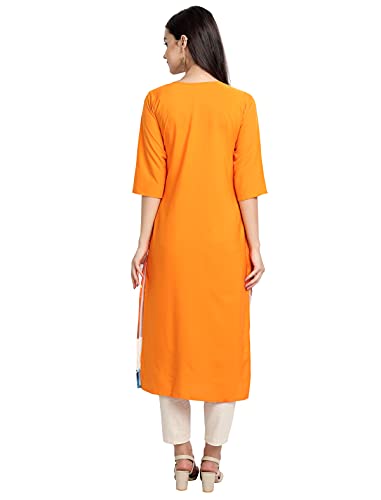 Image of Women's Crepe Straight Kurta