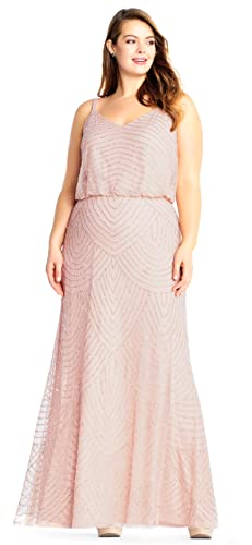 Image of Adrianna Papell Women's Long Blouson Dress