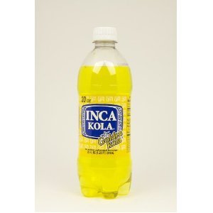 Inca Kola Bottle 20 Oz (Pack of 12)