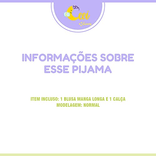 Pijama Infanto Juvenil Manga Longa Algodão Cinza com Preto Tamanho:14