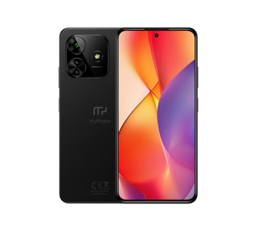 Smartphone myPhone N23 Plus, AMOLED Display, schnelles 120Hz Refresh Rate, 4G LTE, 6,7 Zoll, 8GB RAM, Android 14, Dreifachkamera 64mpx, 256GB Speicher, erweiterbar auf bis zu 1TB! 5000mAh + Hülle