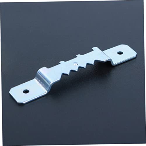 Image of DOITOOL 20 Pcs Kit Picture Frame Hook Picture Hanging Hardware Double Hole Metal Hook Easel Jagged Iron