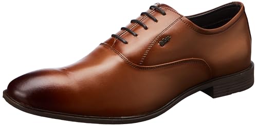Image of Lee Cooper Men's LC6527E Leather Formal Shoes LC6527E Tan 39