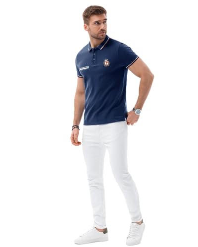Image of Noble Monk Men's Regular Fit Polo T Shirt |Half Sleeves |Collar Tshirts T Shirt | Casual Tshirt