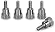 PrecisionGeek – Rändelschrauben M5 x 10 mm aus rostfreiem Edelstahl AISI 303 – ergonomischer Schraubenkopf für werkzeugloses Befestigen – Made in Europe