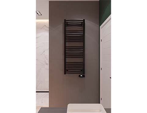 Toallero emisor CURVA MC ducaheat50/140DUCASA0.636.038 Negro