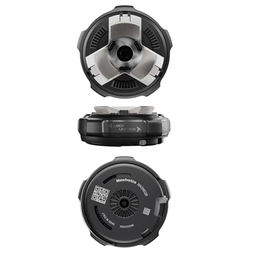 Manfrotto XCHANGE Base, Schnellwechsel‑Basis, Universales 3/8‑Gewinde, bis 20 Kg, Kompatibel mit XCHANGE Platte und XCHANGE‑Köpfen, für Foto & Video