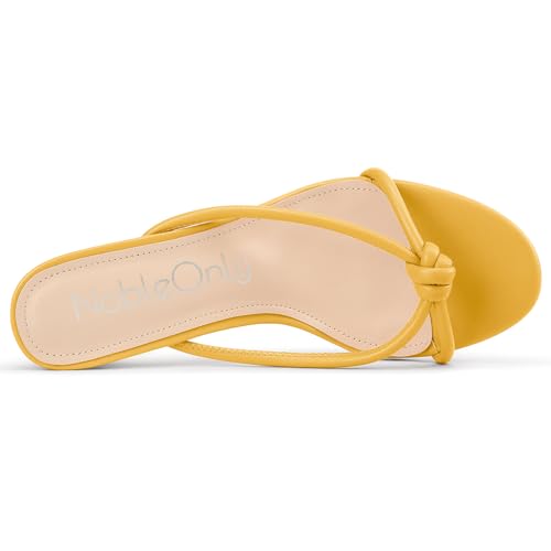 Image of NobleOnly Women's Black Kitten Heel Mule Sandals, 2.4 Inches, Open Toe, Slip On, Party, Prom, Wedding, Evening, Classic Style