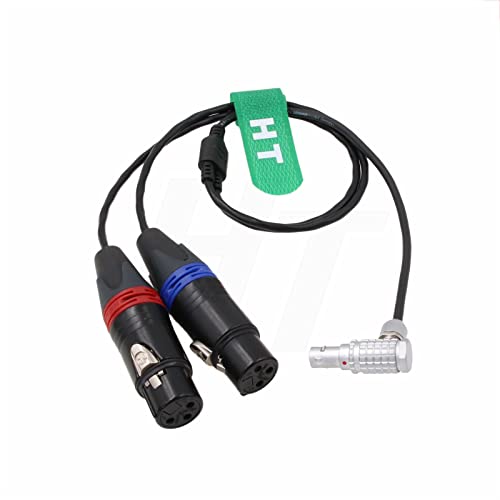 Câble audio pour ARRI Alexa 35 éviter les interférences double XLR femelle 6 pin 60cm