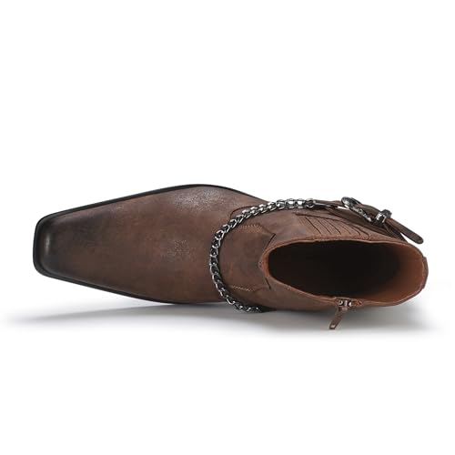Image of Ferro Aldo Men's Western Boot Collection | Casual & Dress Ankle Boots in Cowboy, Chelsea, & Biker Styles for Men