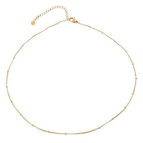 Collier Femme Akitsune idée cadeau idéal avec perles de 2 mm