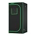 VIVOSUN 36"x36"x72" Mylar Hydroponic Grow Tent with Observation Window and Floor Tray for Indoor Plant Growing 3'x3'