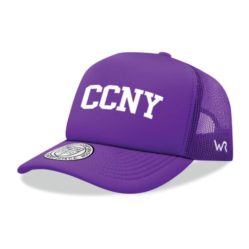 W Republic CCNY Beavers Gorra Trucker Estampada Morada miniatura 1
