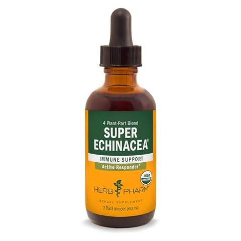 Herb Pharm Organic Echinacea Drops for Immune System Support, 2 Oz Cover