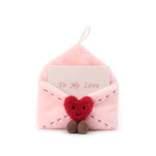 Apricot Lamb Love Letter Stuffed Animals for Kids, Soft Cute