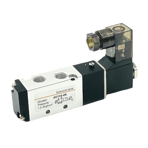Électrovanne pneumatique 4V110-06 à commutation rapide 5 voies gaz - 2