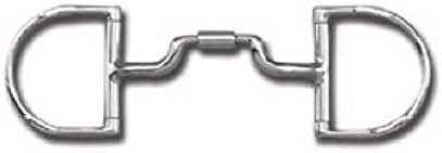 Myler Equestrian Horse Bit English Dee With Hooks MB05 D Ring Level 3 Med Wide Port 4 1/2 Inch 4.5"