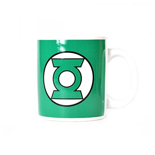 Pyramid Taza con diseño Green Lantern, Cerámica, Verde, 13 x 11 x 9 cm