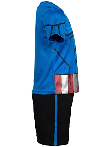 Image of Marvel Cosplay Athletic 2-Piece T-Shirt and Shorts Set Toddler to Big Kid