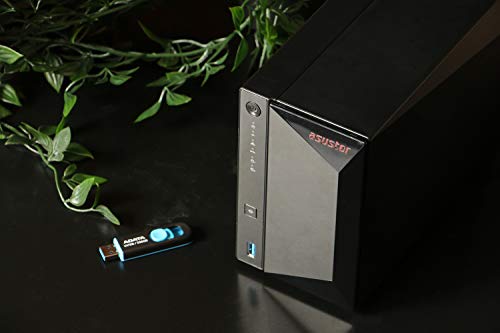 Image of Asustor Drivestor 2 Pro AS3302T 2 Bay NAS Server - Network Storage Enclosure, Quad Core 1.4 GHz CPU, 2.5 GbE Port, 2 GB DDR4