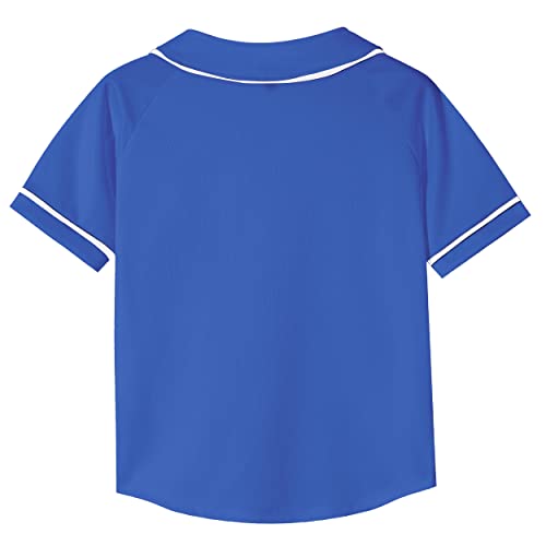 Image of Yuji Itadori Kids Baseball Jersey Button Boys Short Sleeve T-Shirts Hip Hop Fashion Casual Sports Solid Color Shirt