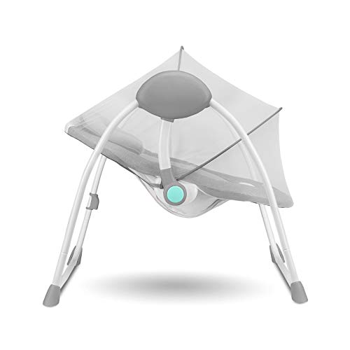 LIONELO Ruben voeding- en schommelstoel 67 x 70 X 61-69 cm Baby tot 9 kg, 2 geleidelijke verstelling, stil werk, 5… - Afbeelding 8