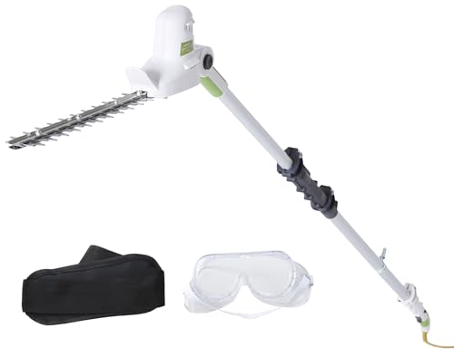 山善(YAMAZEN) 高枝ガーデンポールトリマー AC電源 着脱式伸縮延長ポール付...