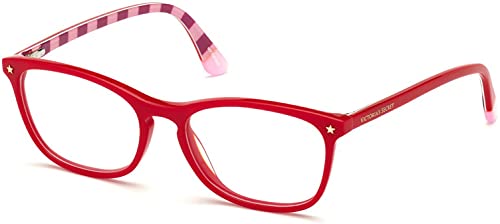 Victoria's Secret Eyeglasses VS 5007 66A Dark Red With Solid Light Pink Temple/G