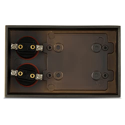 REV Klingelplatte 2-fach Klingel (Metall) mit Schildern max.42V AC/DC bei 2A, 42 V, Bronze