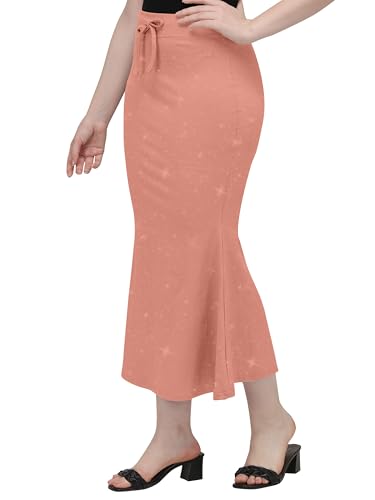 Mehrang Shimmer Saree Shapewear Petticoat for Women, Cotton Blended,Petticoat,Skirts for Women,Shape Wear Dress for Saree