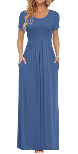 maxi dresses blue Provence Bloom Tiered Maxi Dress Floral Blue