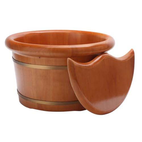 Balde de Madera para Sumergir Pies 25x42cm