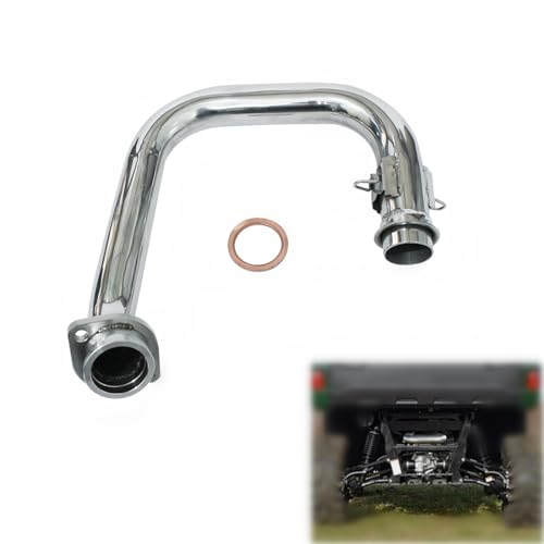 Image of Exhaust Muffler Pipe with Gasket Compatible with 2014-2021 Yamaha Viking 700 YXM700 4X4