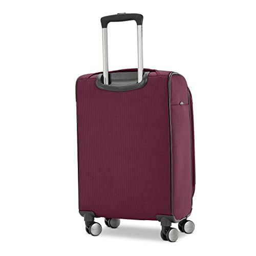Image of Samsonite Ascella 3.0 Lightweight Softside Luggage Spinner Collection, Light Plum, Checked-Large Spinner, Ascella 3.0 Softside Expandable Luggage With Spinners