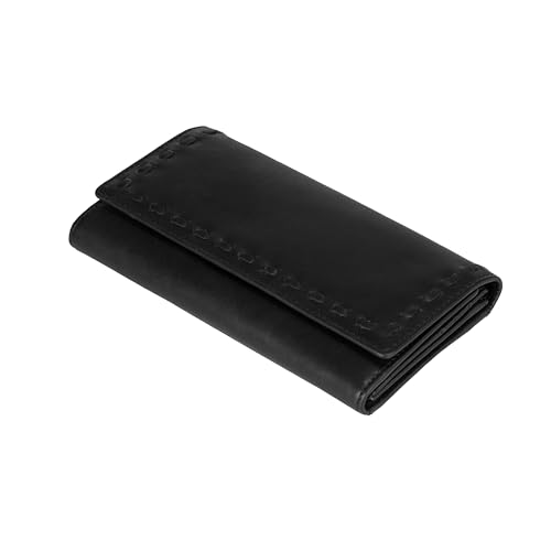 Hope RFID Leather Laced Wallet (Black)4