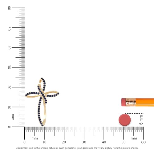 Natural Gemstone Infinity Cross Pendant Necklaces for Women in Silver/18K Yellow/Rose Gold Vermeil,Birthstone Jewelry Gifts for Her Birthday,Anniversary,Christmas,Mothers Day, Graduation, Valentines3