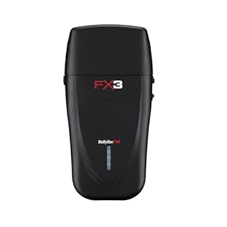 BaBylissPRO FX3 Cord/Cordless Professional High-Torque Double Foil Shaver-Black (FXX3SB)