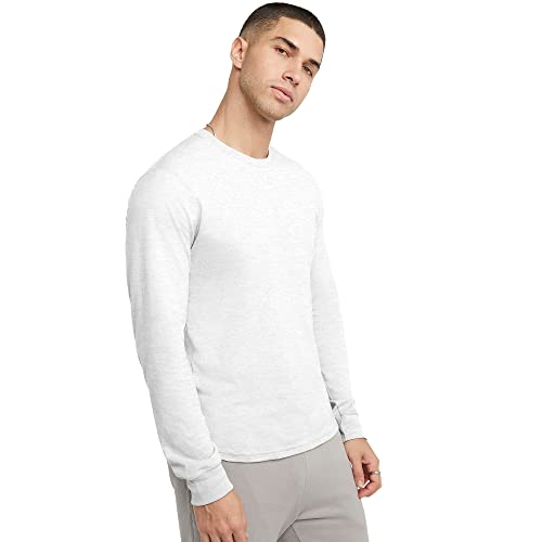 Hanes Men's Originals Long Sleeve Cotton T-Shirt, Classic Crewneck Tee for Men, Available in Tall3