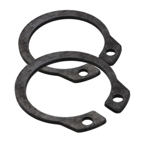 Cabilock Hydraulic Jack Parts 2pcs Retaining Rings External Retaining Rings Metal c Clips for Jack