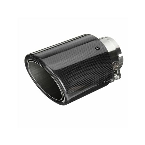 Embout d'échappement de voiture 63-89mm en carbone véritable pour Mazda
