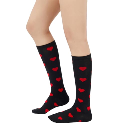 Image of Women's Knee High Socks Long Athletic Thin Thigh High Stocking Outdoor Sport Casual Tube Socks Knee Socks