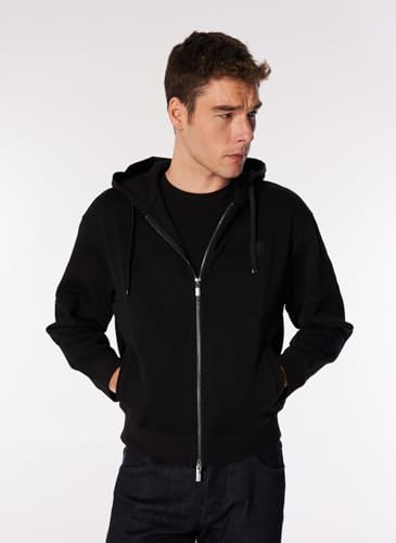 A｜X ARMANI EXCHANGE Men's Bonded Stretch Cotton-Poly Zip Up Sweatshirt3