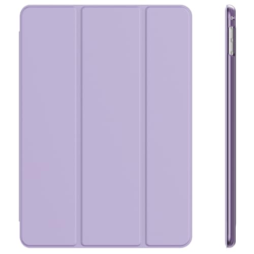 Image of JETech Case for iPad Air 2 (2nd Generation), Smart Cover Auto Wake /Sleep (Light Purple)