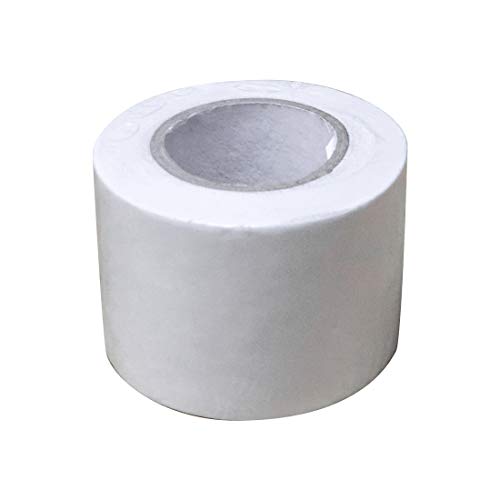 Favorcool Rubber Pipe Wrap Duct Tape Roll With Pvc Backing, 10 Mil Thick, 150' Length X 2" Width, White Vinyl Abrasion, Chemical Resistant, Color Coding (Pack Of 3) #TOP2