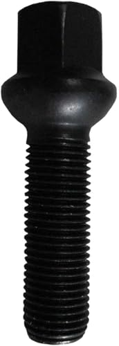 20 Radschrauben Radbolzen schwarz Kugelbund R13 M14x1,5 37mm kompatibel mit Audi, VW, Seat, Skoda
