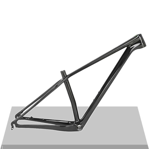 HIMALO Carbon Bike Frame 27.5er 29er Hardtail Mountain Bike Frame 15''/17''/19'' XC AM Disc Brake Frame QR 135mm Internal Routing(Glossy Black,27.5 * 17'')