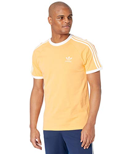 adidas 3-Stripes Tee Hazy Orange LG