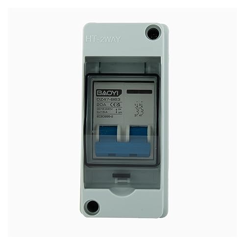 Disjoncteur miniature PV étanche pour sécuriser vos batteries solaires 20A