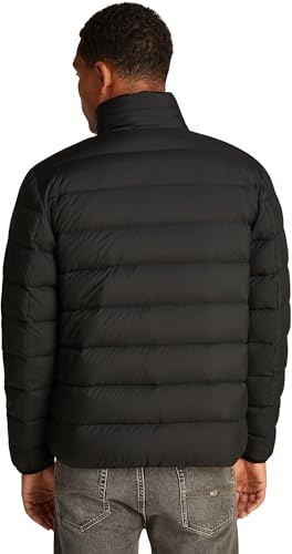 Tommy Jeans Uomo Piumino Down Printed Leggero, Nero (Black), M - Immagine 1