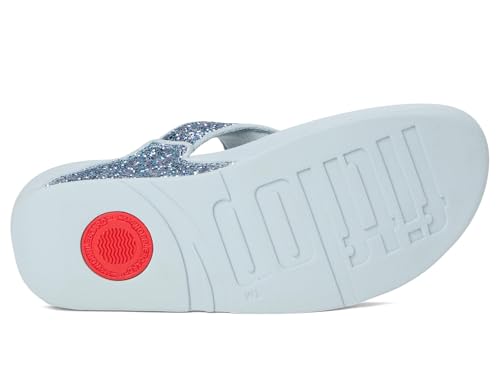 Image of FitFlop Lulu Multi-Tonal Glitter Toe-Post Sandals